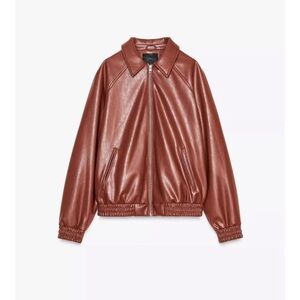 Zara Brown Leather Jacket